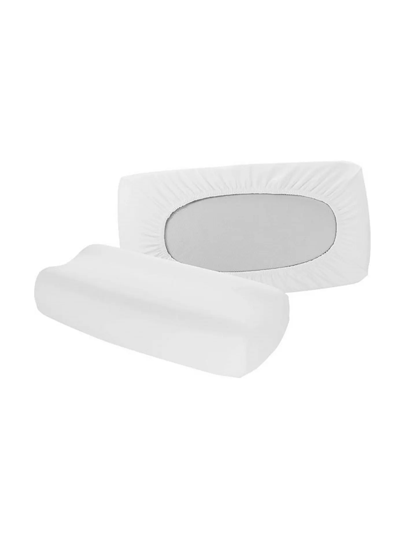 FLEURESSE | Jersey-Kissenbezug "Vital Comfort" 40x60cm (Apfelgrün) | weiss